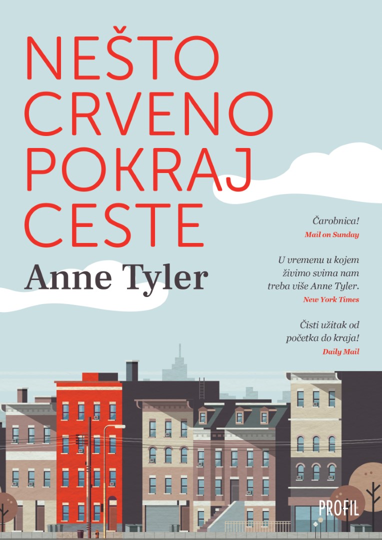 Nešto crveno pokraj ceste